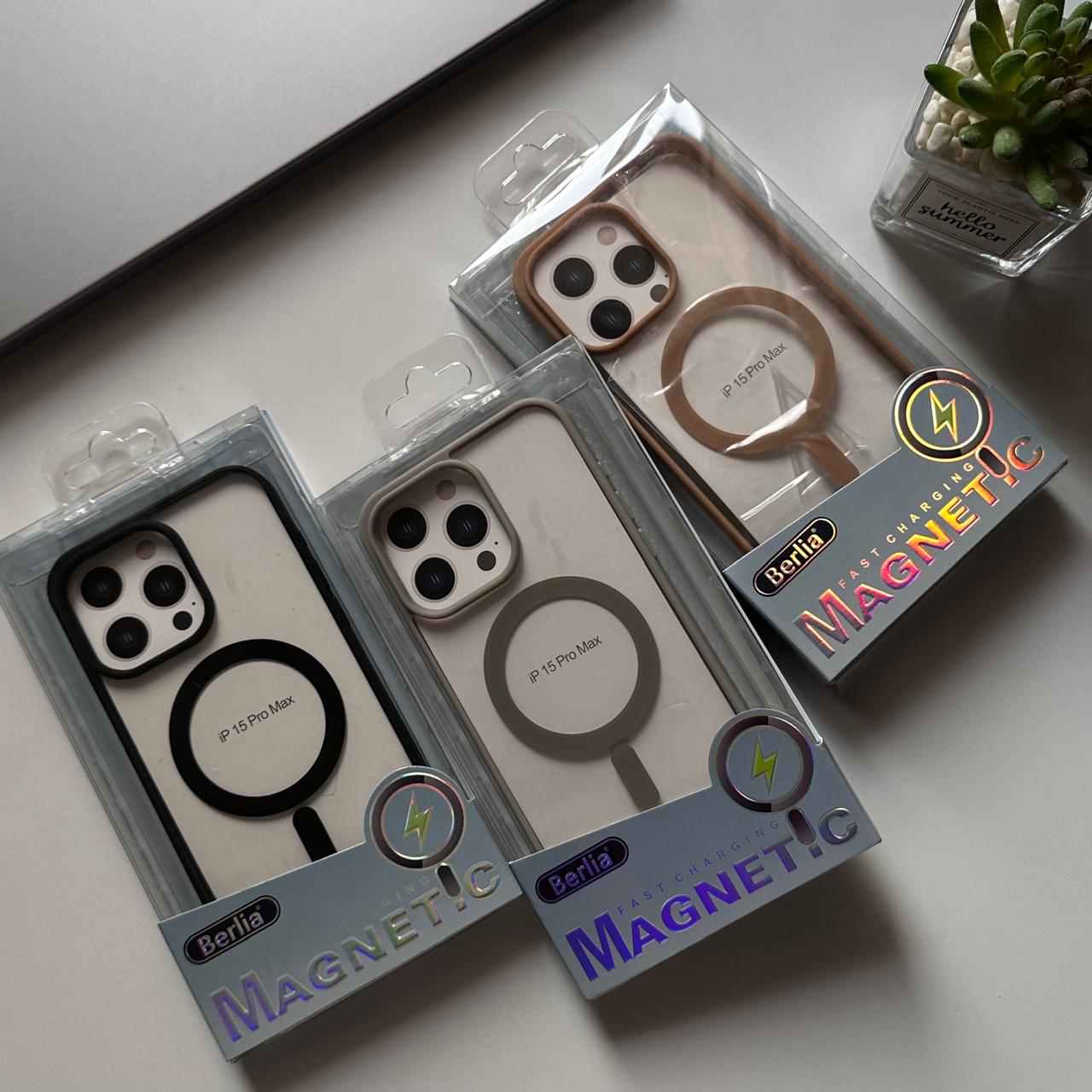 Berlia Basic Slim-Fit MagSafe Frame Case (Code BRL74)