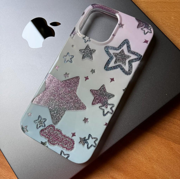 Shinny Glitter Star Acrylic Case (Code SHN5)