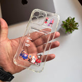 Wallet Clear Colorful With Camera Protector Case (Code WC606)
