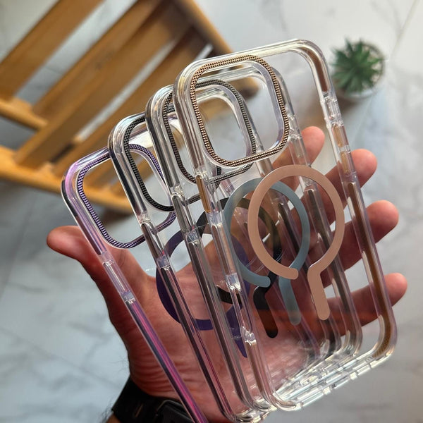 Transparent Coloured Frame MagSafe Case (Code CFP60)