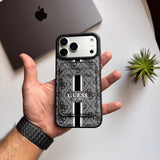 GUESS Leather Magnetic MagSafe Wallet(Code GLM73)