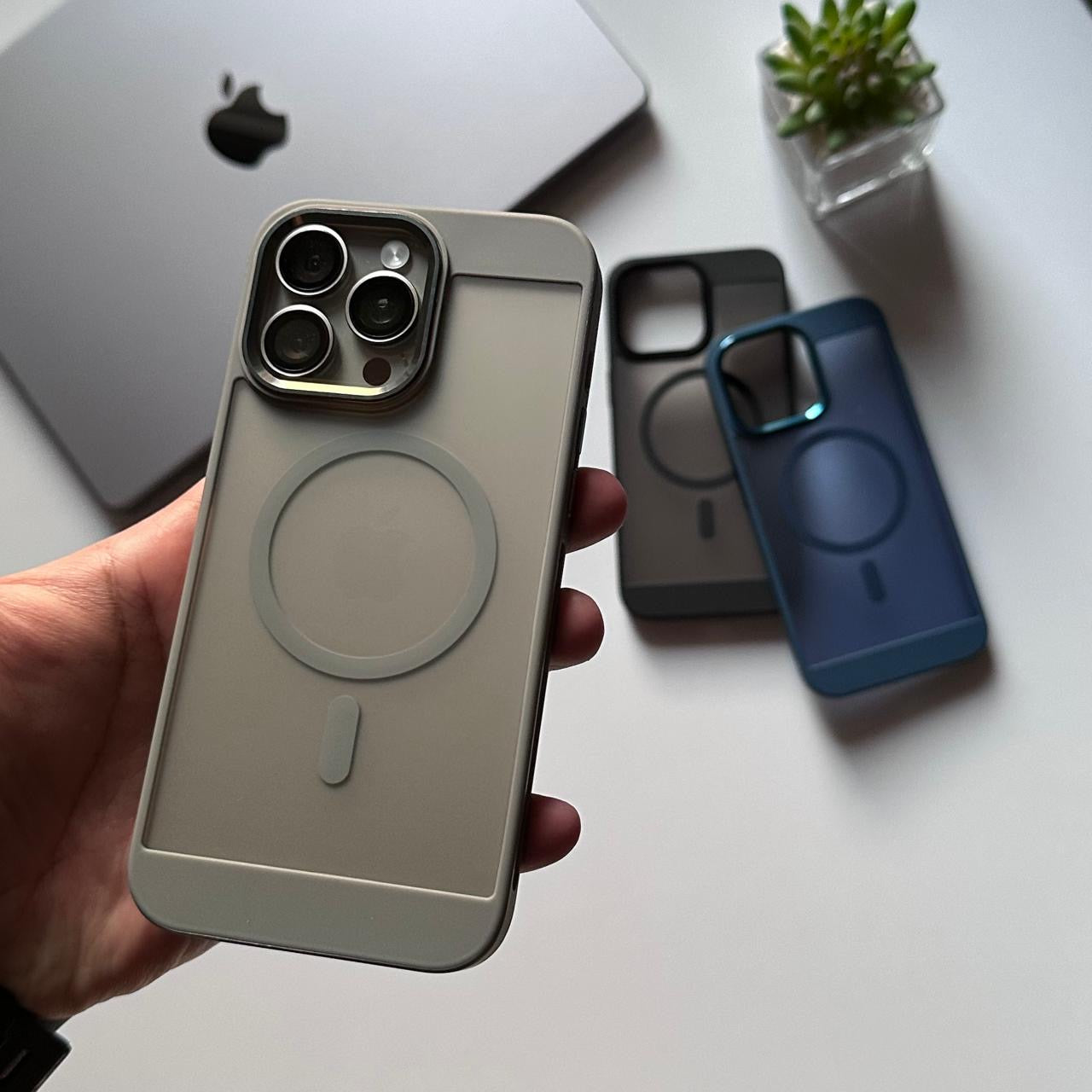 Pure Matte MagSafe with Metal Frame Camera Case (Code VMP8)