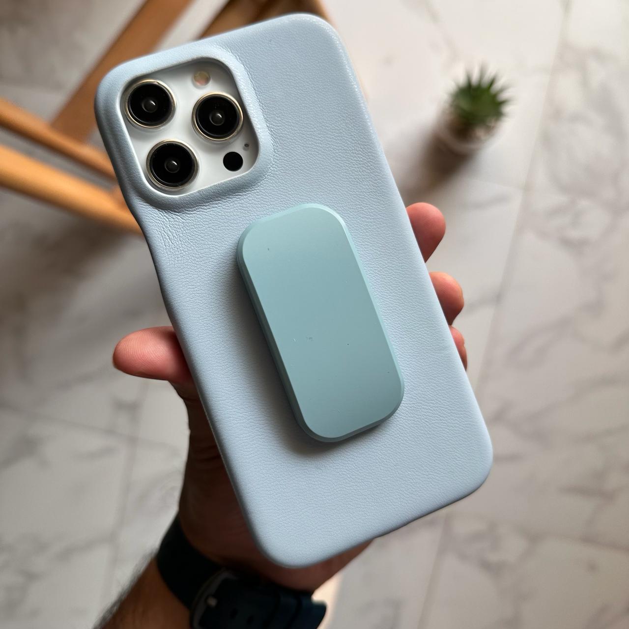 Exclusive Leather Pop-Socket Case (Code SHN33)