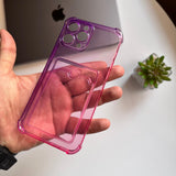 Wallet Clear Colorful With Camera Protector Case (Code WC606)