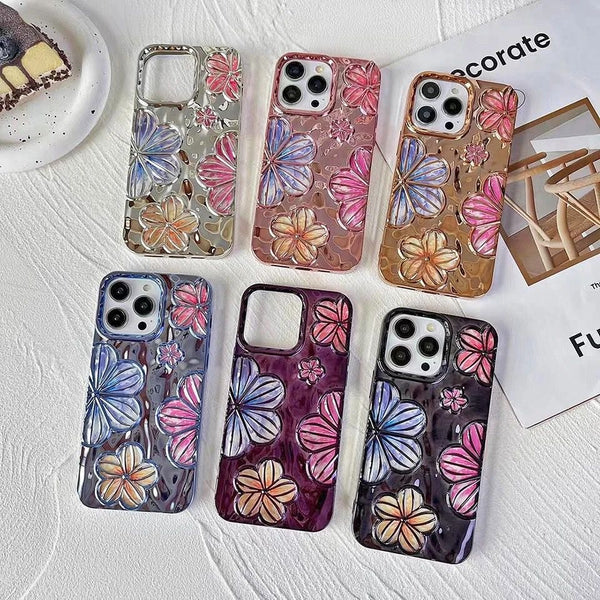 Flower TPU Acrylic Case (Code FTP61)