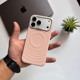 FaceDesign Silicone Whirlpool with Metal Camera MagSafe Case (Code FCW65)