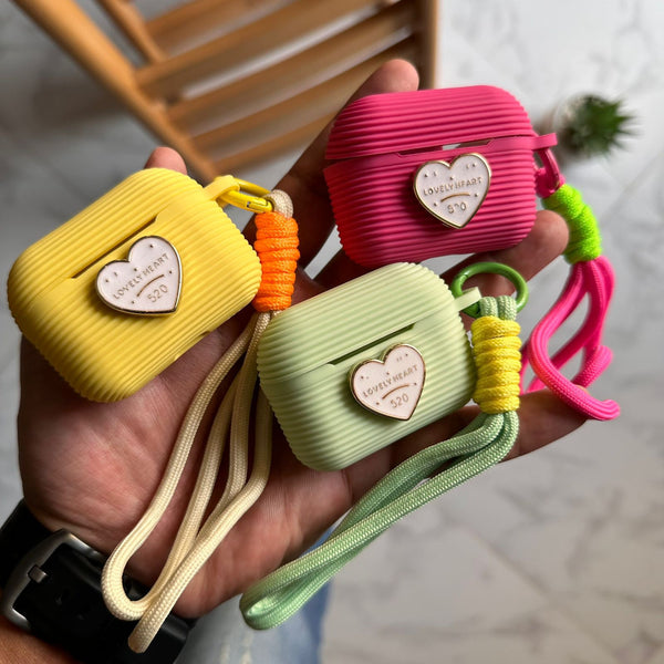 Lovely Heart Silicone AirPod Cover (Code LHWM5)