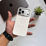 FaceDesign Silicone Whirlpool with Metal Camera MagSafe Case (Code FCW65)