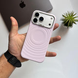 FaceDesign Silicone Whirlpool with Metal Camera MagSafe Case (Code FCW65)