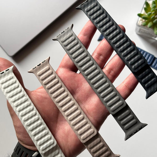 Magnetic Silicone Carbon Band for Apple Watch (Code MSC69)
