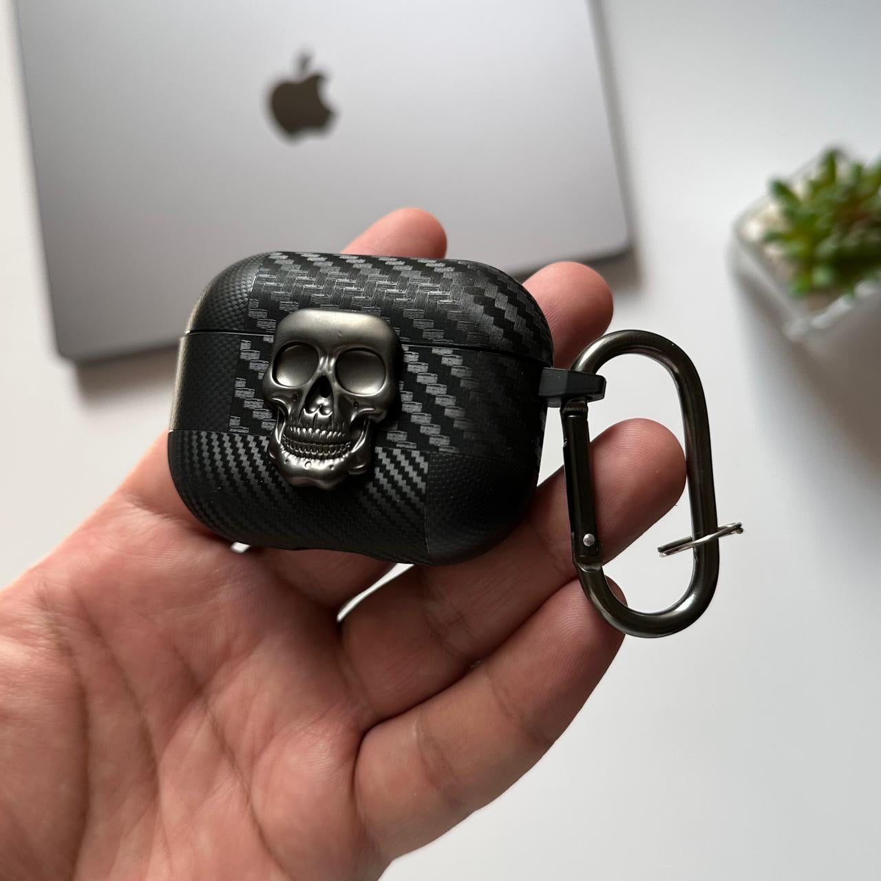 Carbon Skull AirPod Case (Code SKL64)