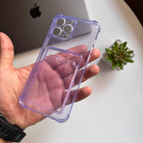 Wallet Clear Colorful With Camera Protector Case (Code WC606)