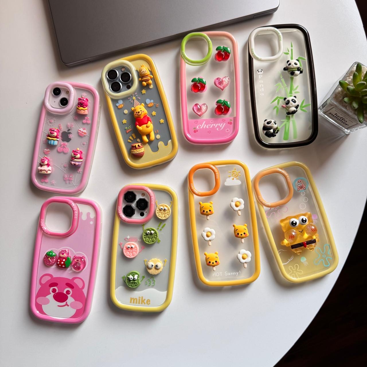3D Clear Silicone Toy Case (Code TDD3)