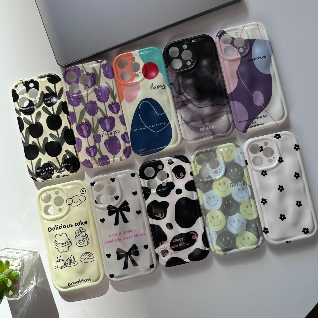 TPU Customs Electroplated with Camera Protector Case (Code ESH82)
