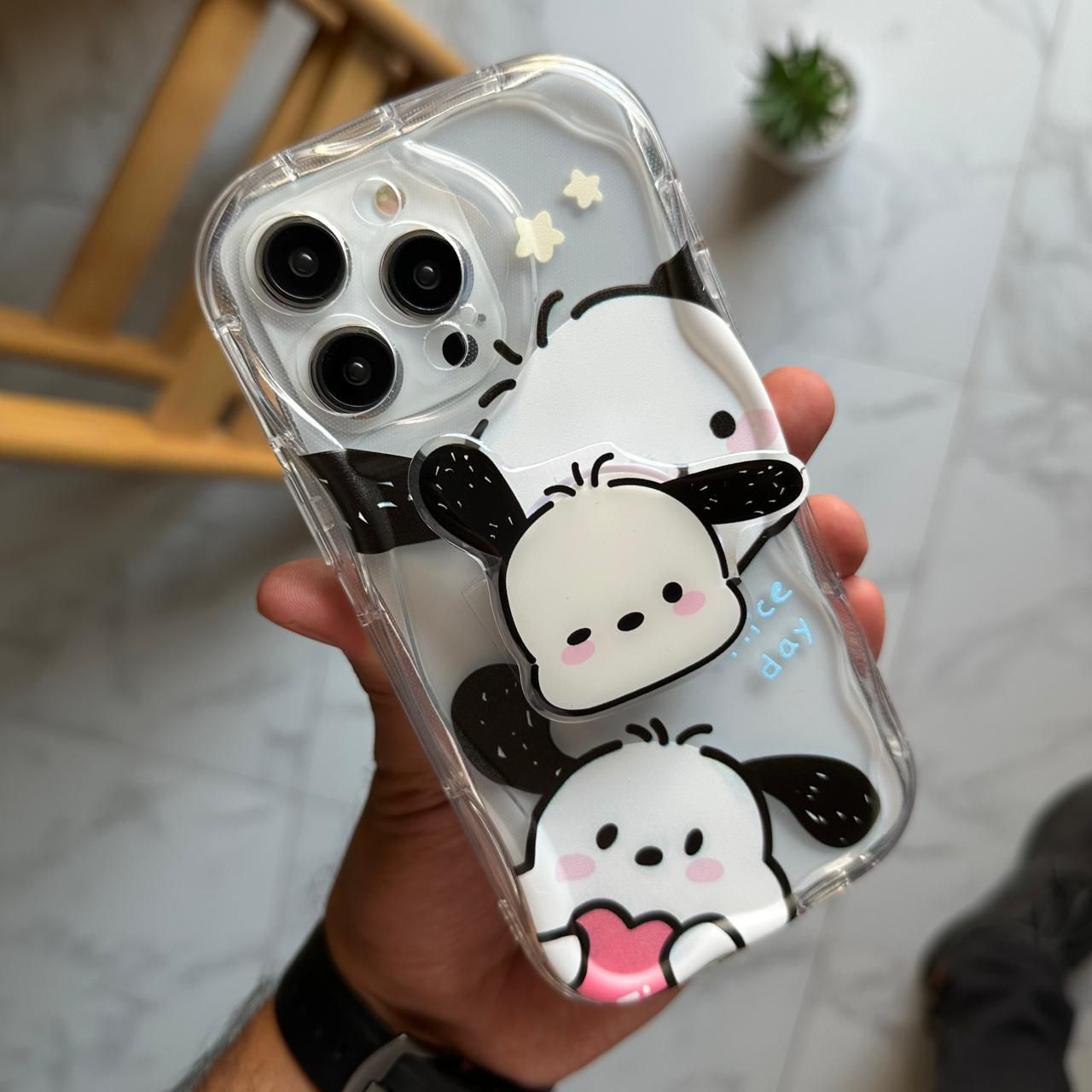 Drwaings 3D Pop-Socket with Camera Protector Case (Code DPS45) 11-6