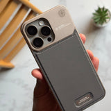 Frameless Leather & Metal  MagSafe Hard Case (Code COF64)