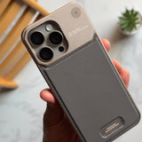 Frameless Leather & Metal  MagSafe Hard Case (Code COF64)