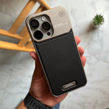 Frameless Leather & Metal  MagSafe Hard Case (Code COF64)