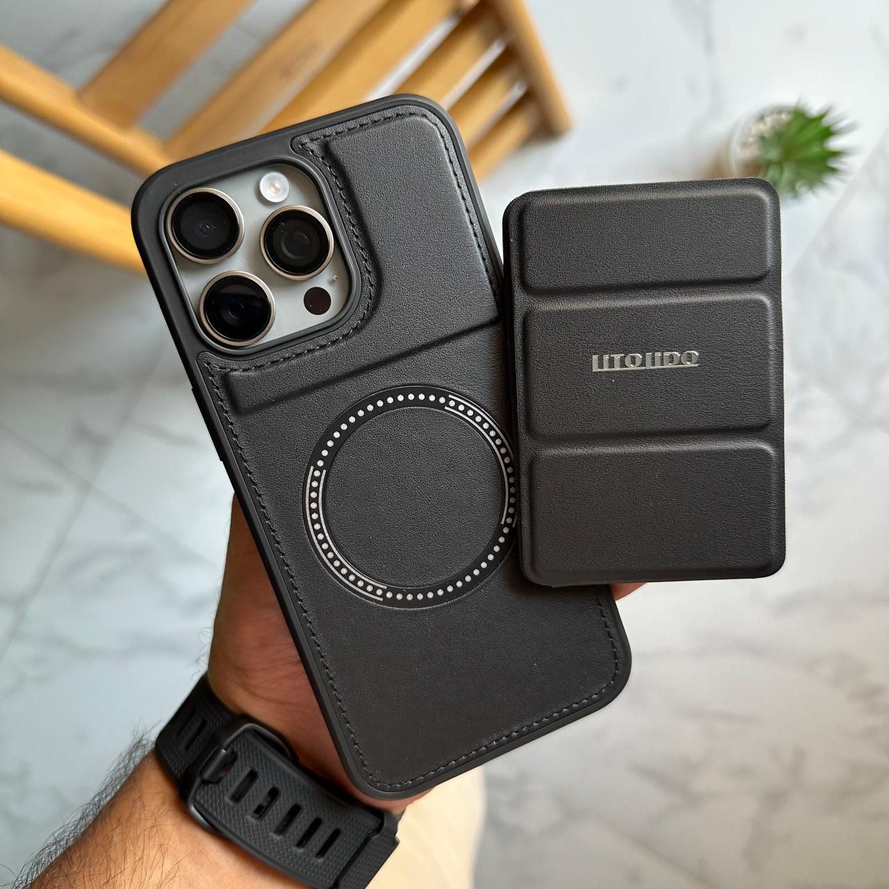 LTD Leather MagSafe Stand & Wallet Case (Code LTD31)