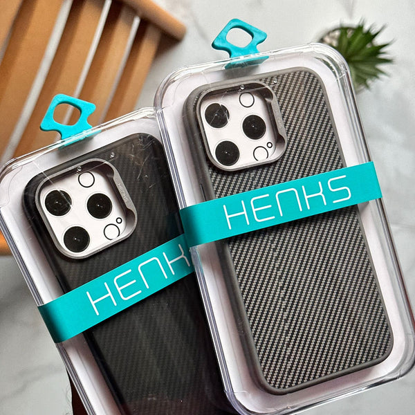 HENKS MagSafe Carbon Fiber with Metal Frame Case (Code HNKS5)