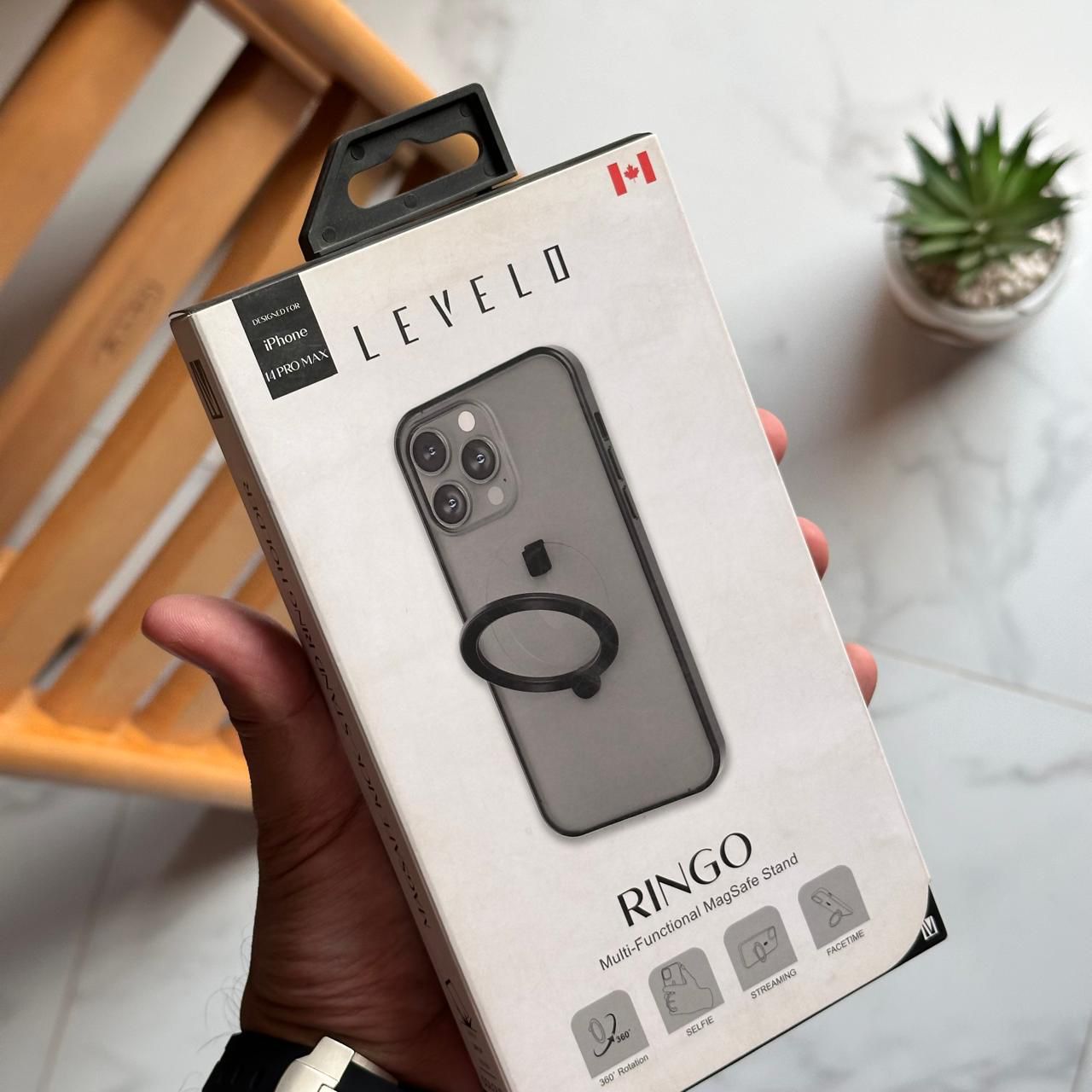 LEVELO MagSafe Stand RINGO Series Case (Code LVL67)
