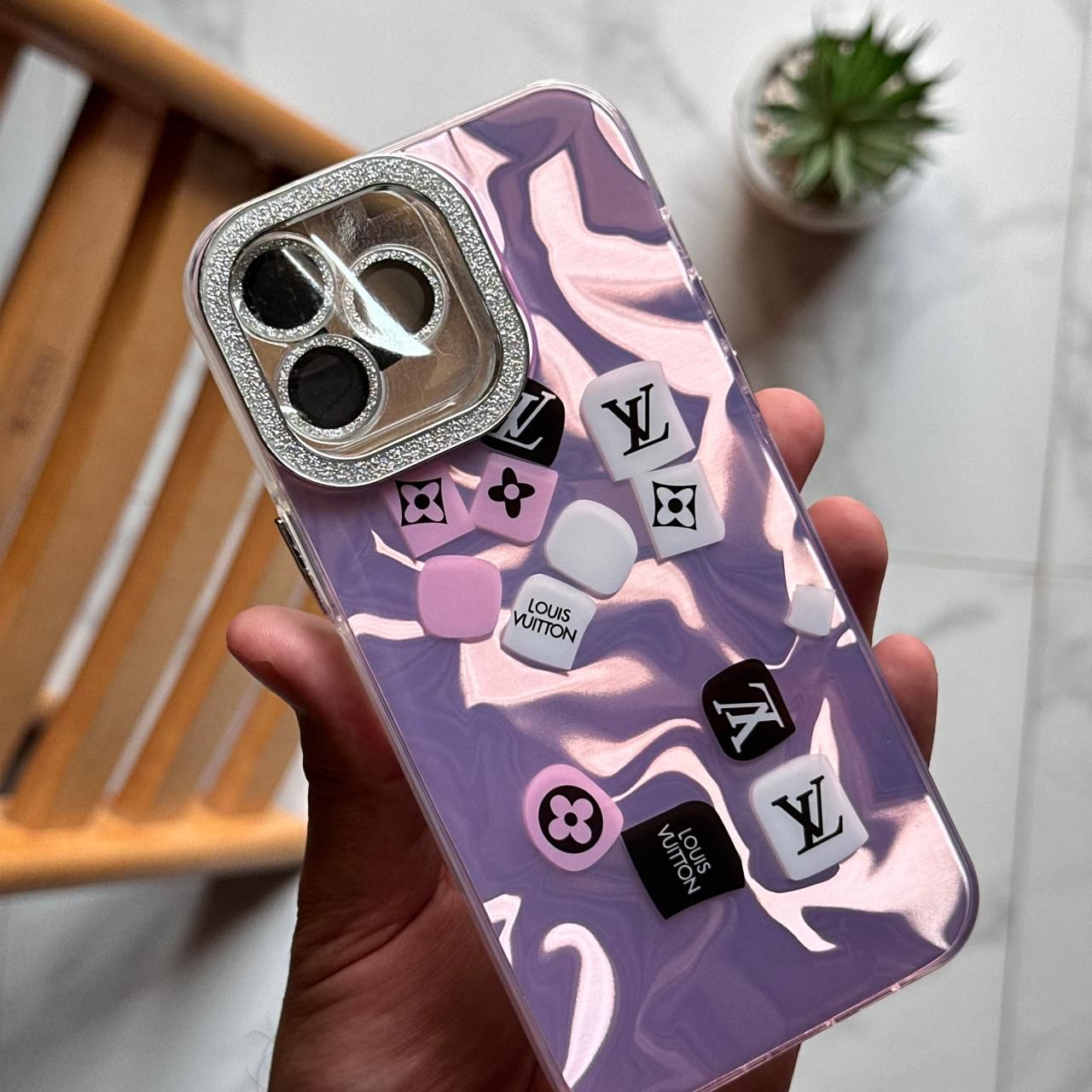 Stunning Arts with Glitter Lens & Frame Camera Case (Code SAT44)