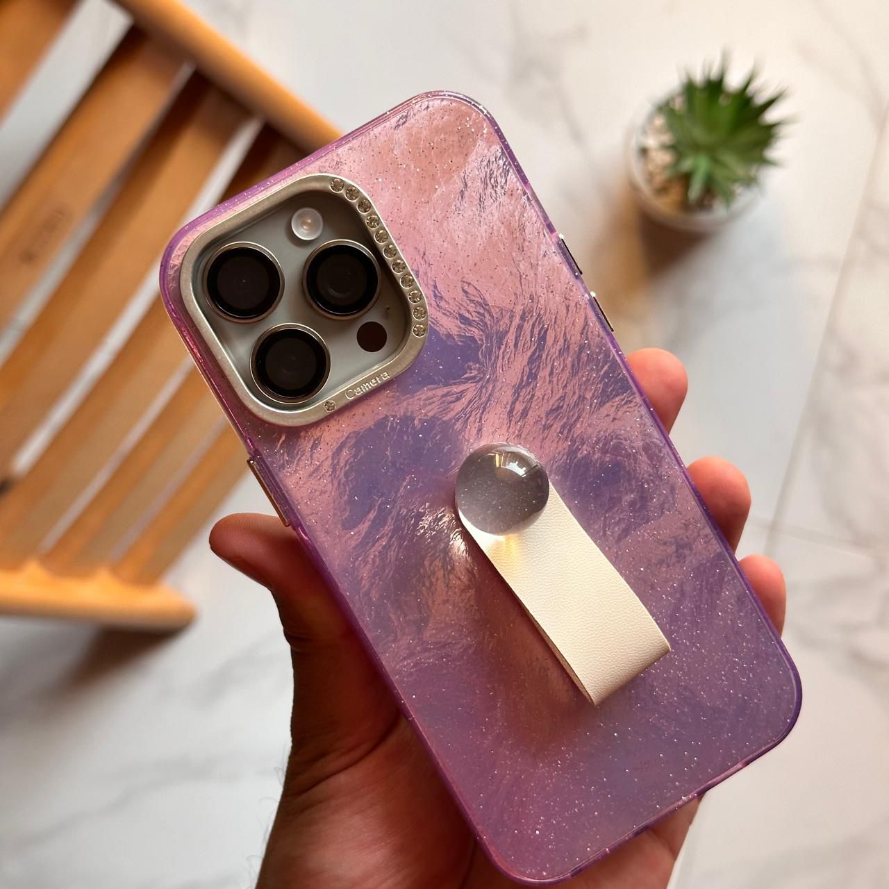 Marble with Pop-Socket Holder Case (Code MRB62)