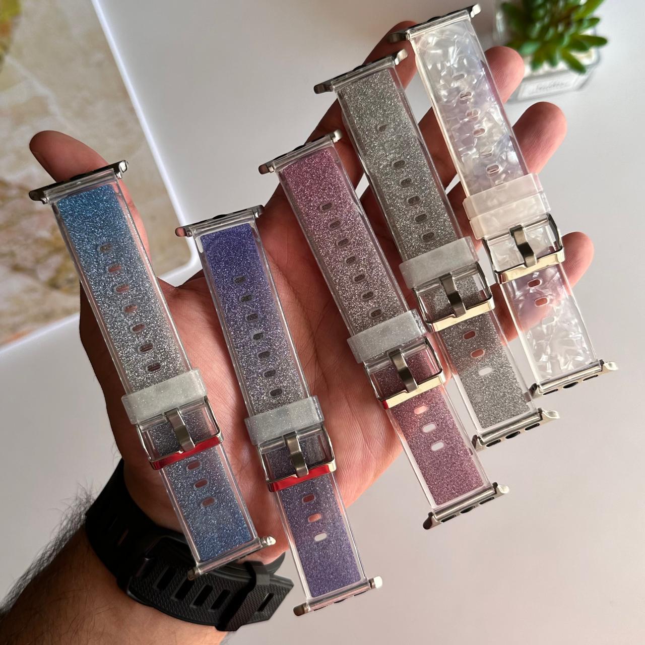 Marble & Glitter Silicone Band For Apple Watch (Code MAG83)