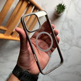 Spigen Transparent Coloured Frame MagSafe Case (Code SM555)