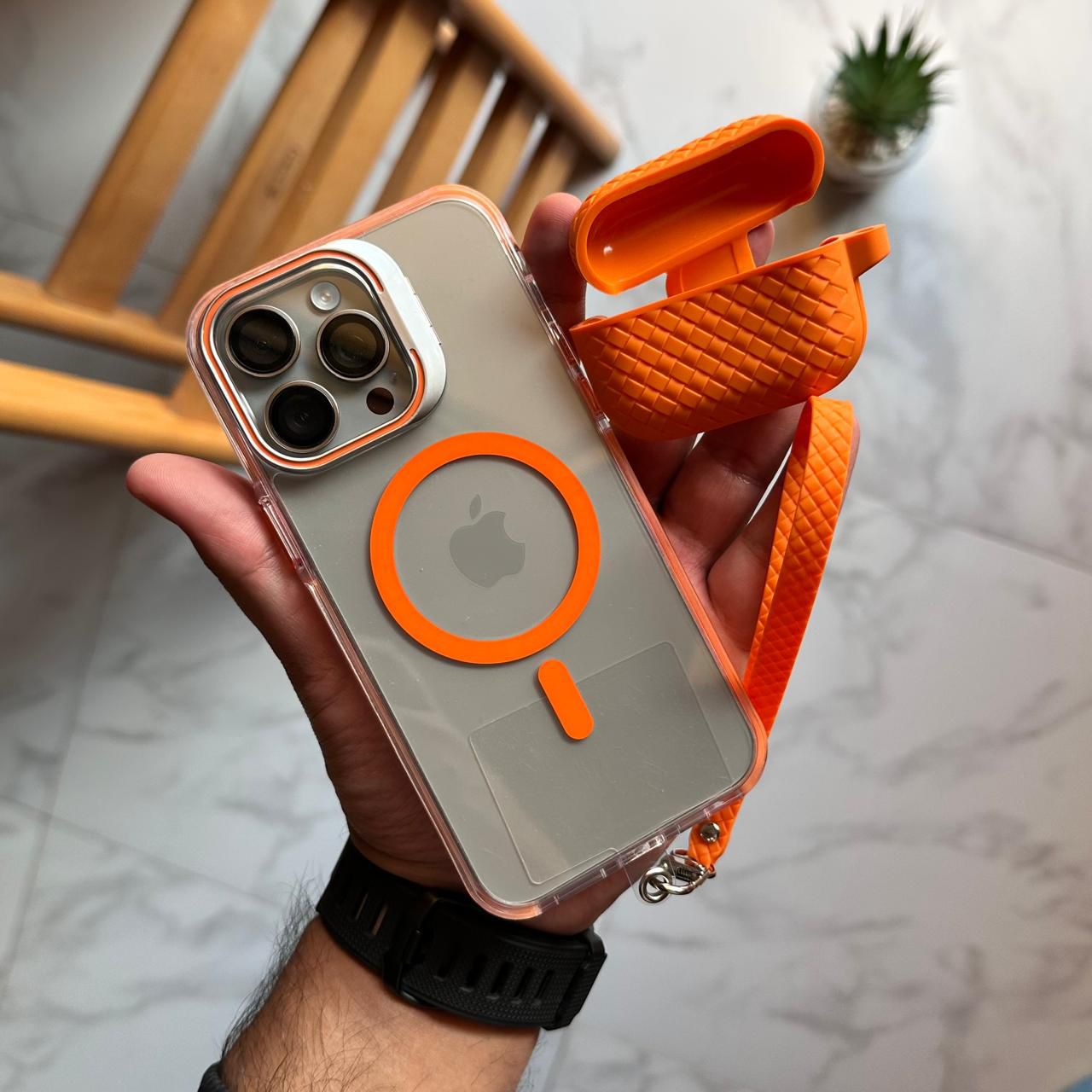 Braids Silicone with Medal AirPod Case (Code BRD64)