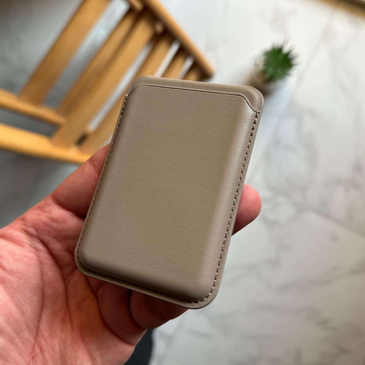 Leather Magnetic Wallet Stand (Code MWS63)
