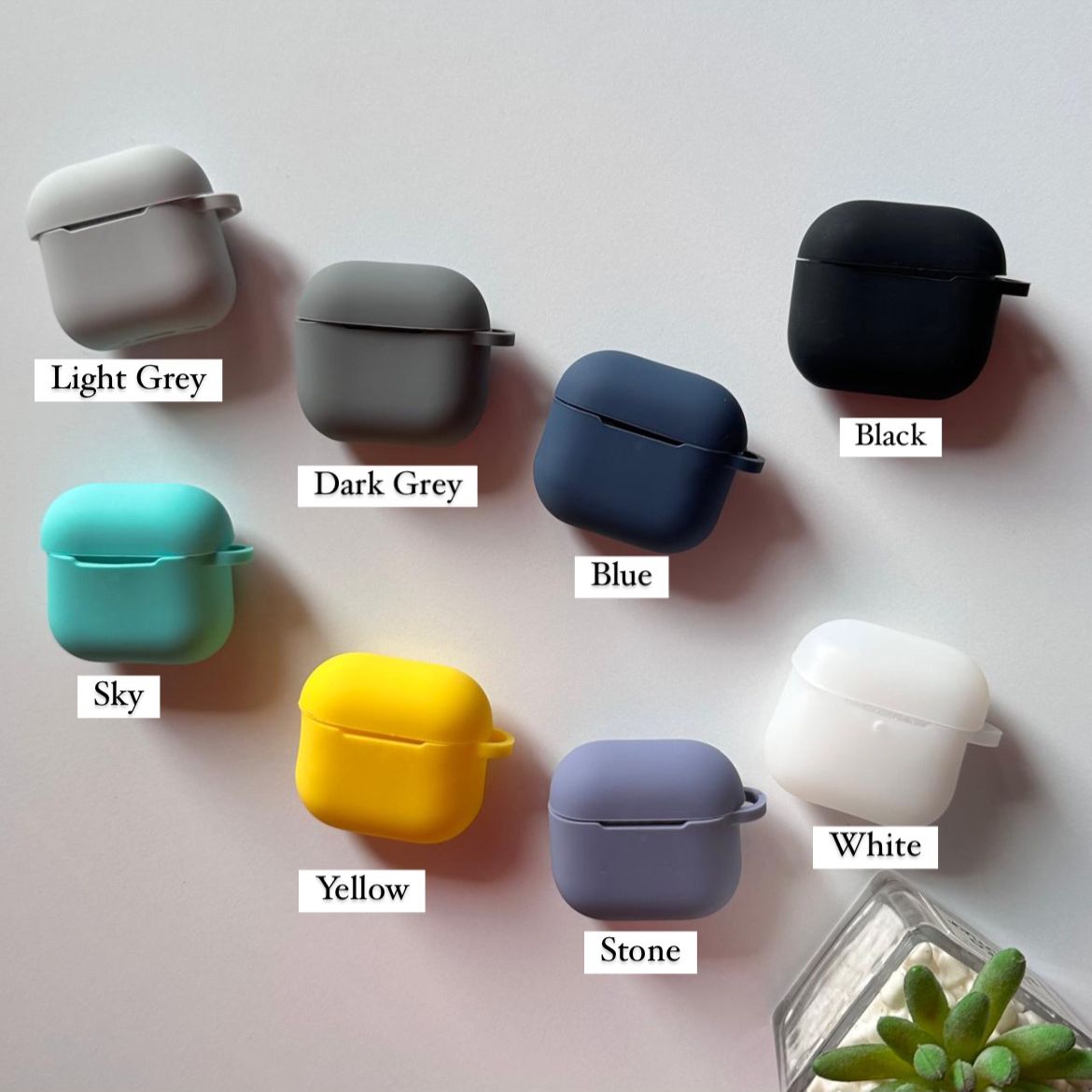 Slim Silicone AirPod Case
(Code SSC54)