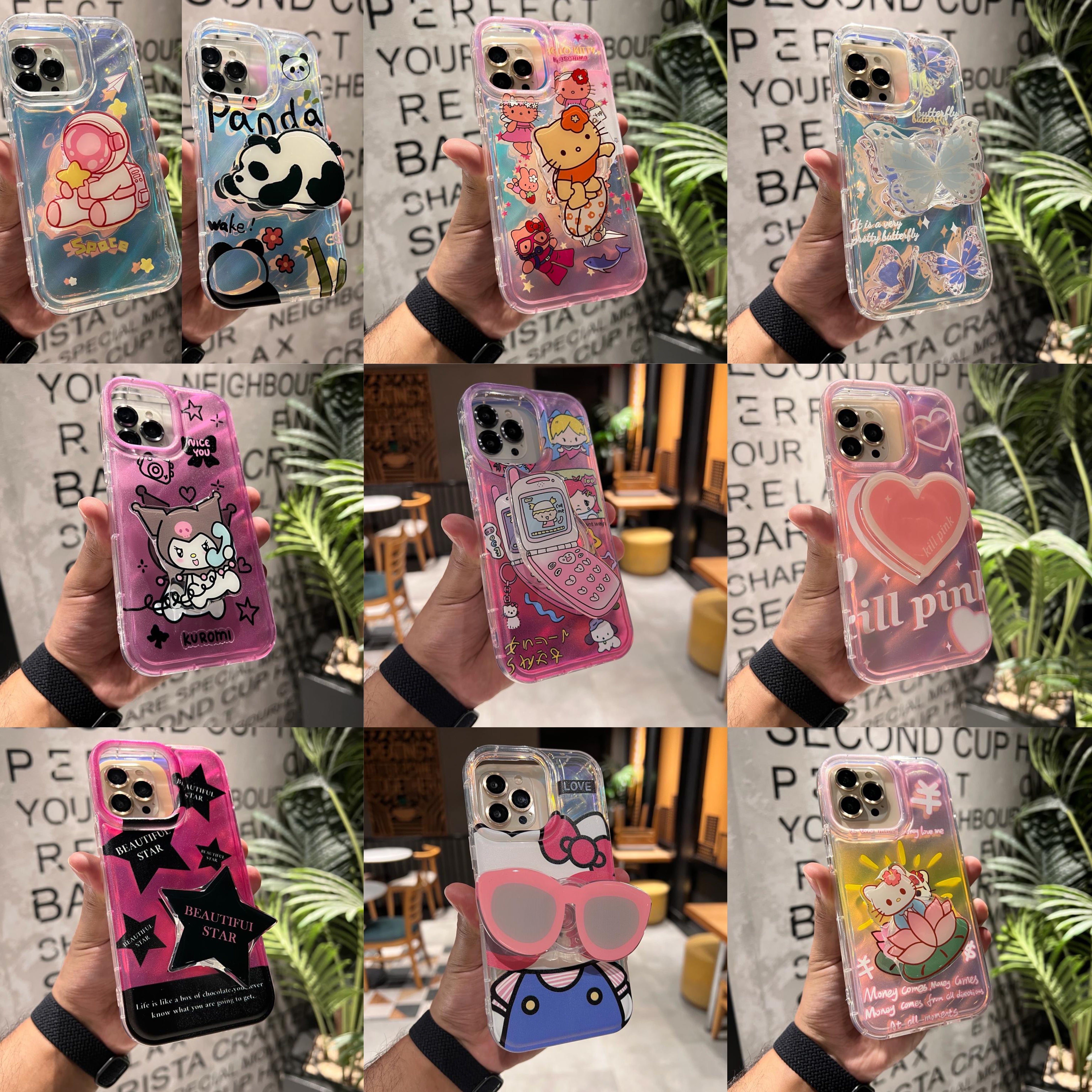 Trendy 3D Pop-Socket Case (Code TTP3)