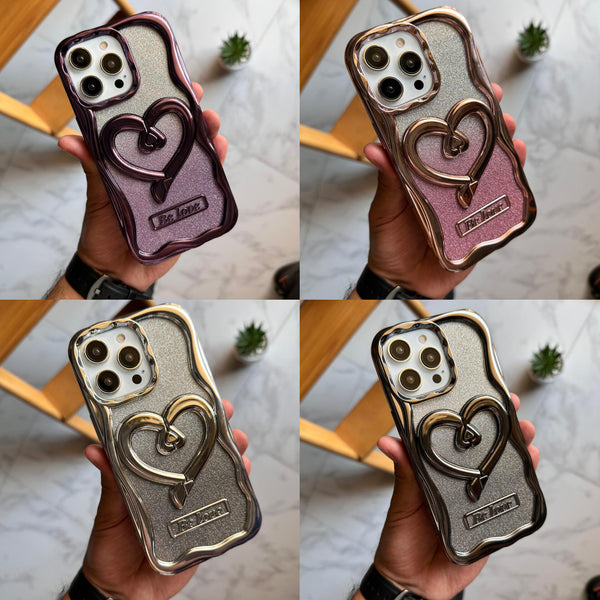 Heart Stand Fashion Glitter Case
(Code HSG74)