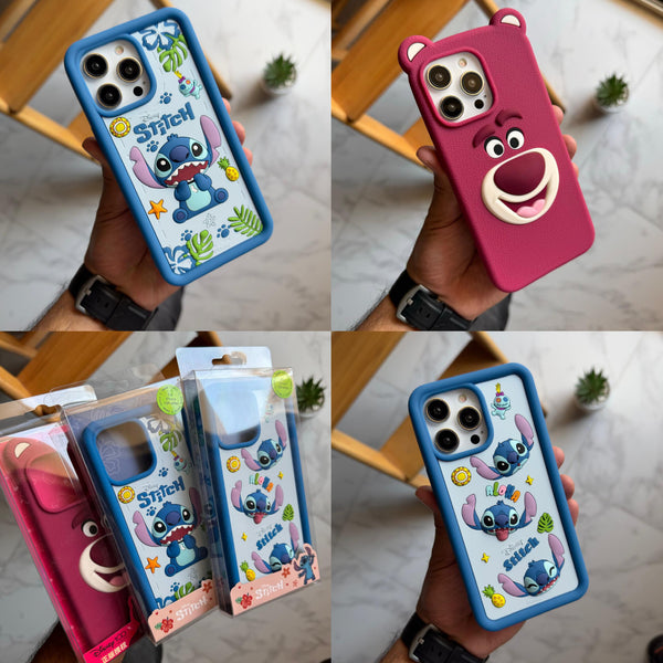 Stitch & Lotso Silicone Disney Case (Code SAL23)