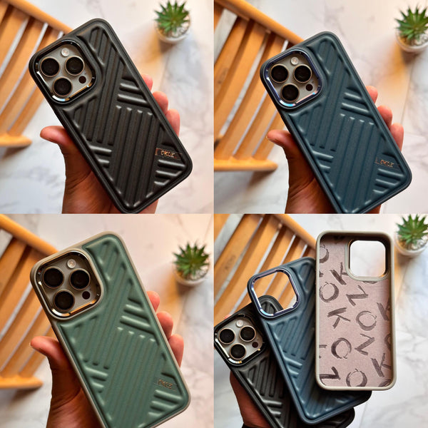 OKUZ Leather 3D Lines Case (Code OKZ82)