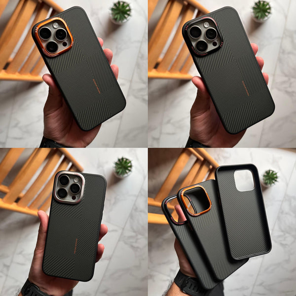 Carbon with Metal Camera Protection Case (Code MMP45)