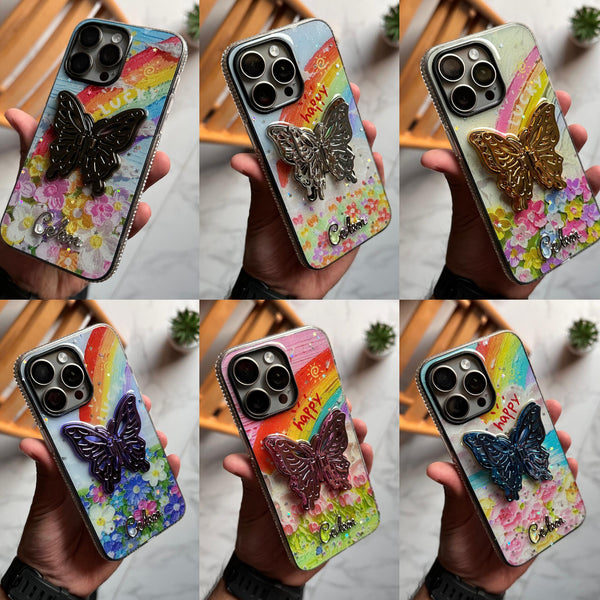 Rainbow Butterflies Case (Code BES76)