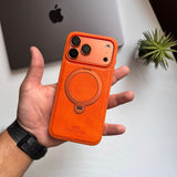HDD Leather Metal MagSafe Stand Case(Code HLM23)