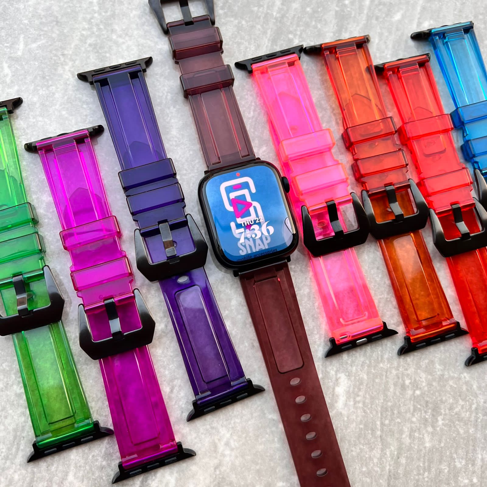 Luxury Neon Silicone Band (Code NS77)