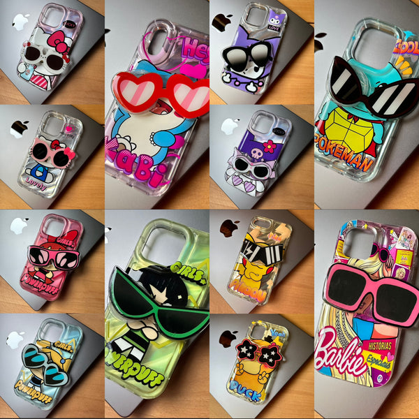 3D Sunglasses Pop Socket Case 15,14,13 (Code SNG48)