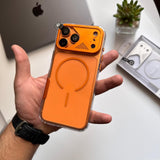 Transparent Triangle Camera Shape MagSafe Case(Code TRN11)