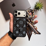 LV Brand MagSafe Leather with Strap Case(Code LBV56)