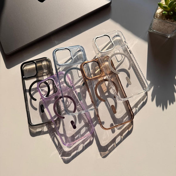 Transparent Diamond MagSafe Case(Code DIT62)