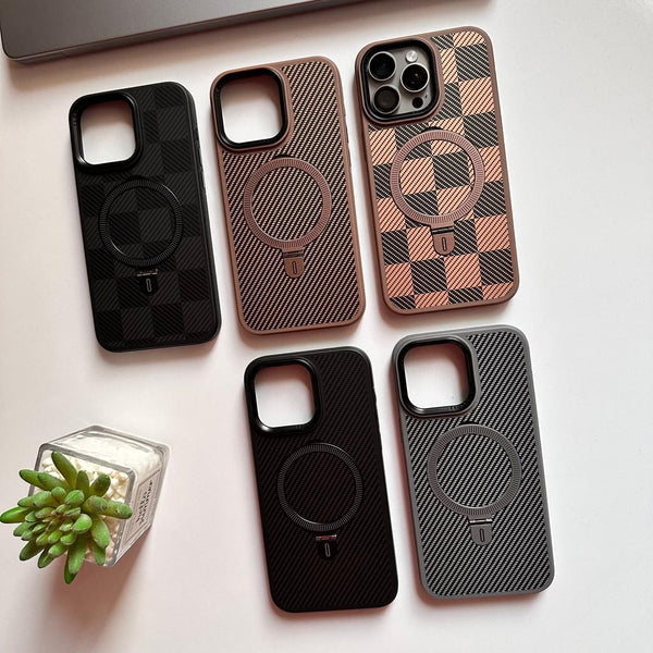 Formal Carbon Design with MagSafe Stand Case(Code CRB50)