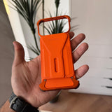 Leather Wallet Design Metal Case(Code FCM84)