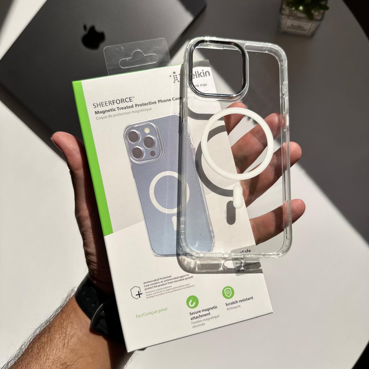 Belkin with Metal Frame Camera Clear Case (Code BLK76)