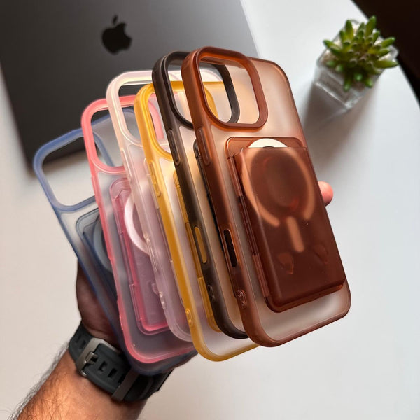 3In1 Set Pure Matte Trendy MagSafe Case(Code OPN55)