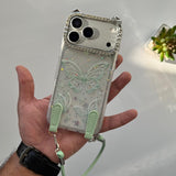 Trendy Transparent with Leather Holder Case(Code TTH77)