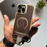 Leather with Metal Stand Case(Code SLM63)